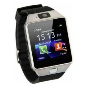 Bluetooth Smart Watch W Camera Waterproof Phone Mate For Android (Option: Silver)