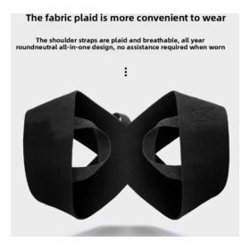 Fitness Heavy Shoulder Straps, Adjustable Fitness Posture Corrector Training Straps, Back Straightener Posture Corrector For Men Weight Training, (Option: M)